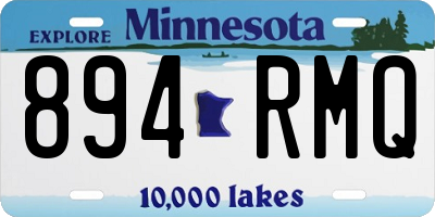 MN license plate 894RMQ