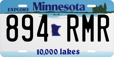 MN license plate 894RMR