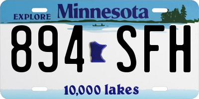 MN license plate 894SFH