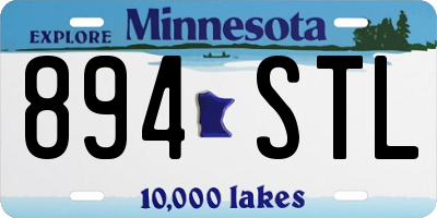 MN license plate 894STL