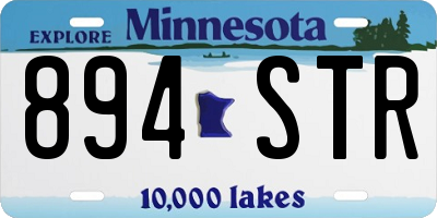 MN license plate 894STR