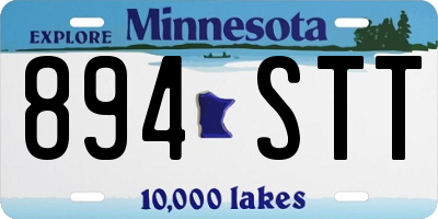 MN license plate 894STT