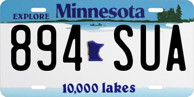 MN license plate 894SUA