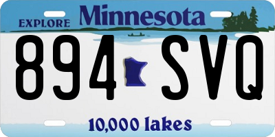MN license plate 894SVQ