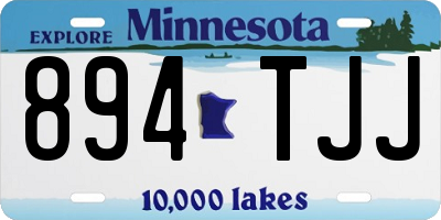 MN license plate 894TJJ