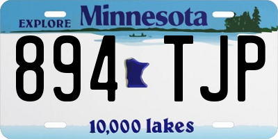 MN license plate 894TJP