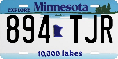 MN license plate 894TJR