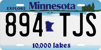 MN license plate 894TJS