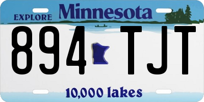 MN license plate 894TJT