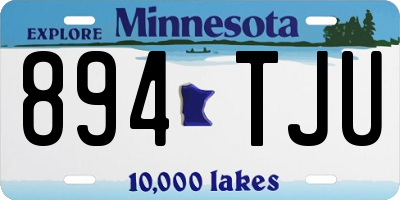 MN license plate 894TJU