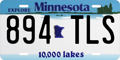 MN license plate 894TLS