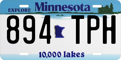 MN license plate 894TPH