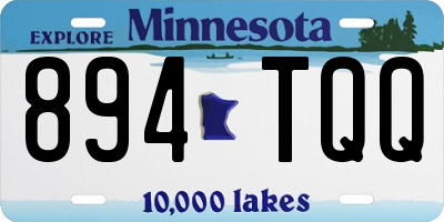 MN license plate 894TQQ