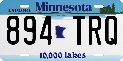 MN license plate 894TRQ