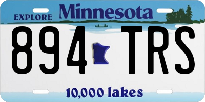 MN license plate 894TRS
