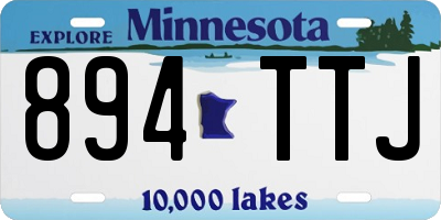 MN license plate 894TTJ