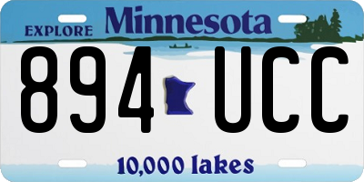 MN license plate 894UCC