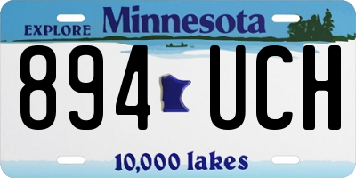 MN license plate 894UCH