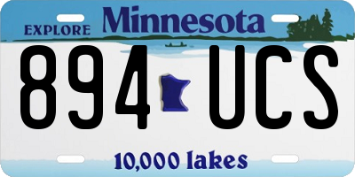 MN license plate 894UCS