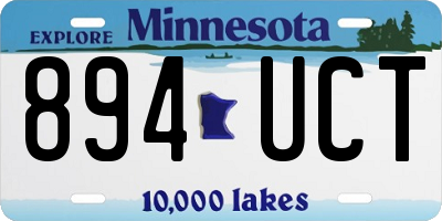 MN license plate 894UCT