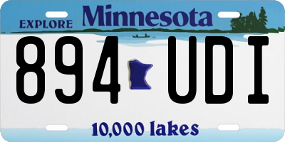 MN license plate 894UDI