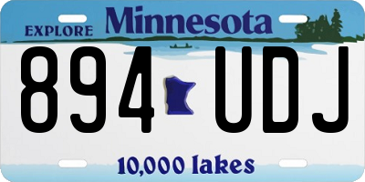 MN license plate 894UDJ