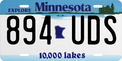 MN license plate 894UDS