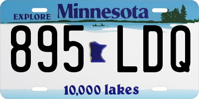 MN license plate 895LDQ