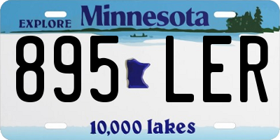 MN license plate 895LER