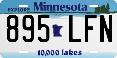 MN license plate 895LFN