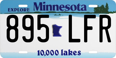 MN license plate 895LFR