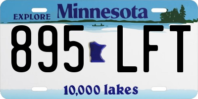 MN license plate 895LFT