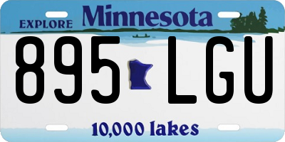 MN license plate 895LGU