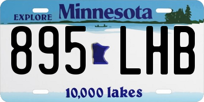 MN license plate 895LHB