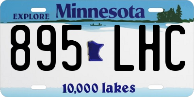 MN license plate 895LHC