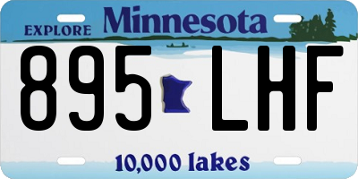 MN license plate 895LHF