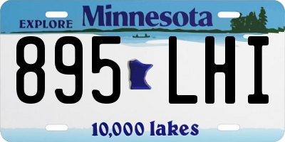 MN license plate 895LHI