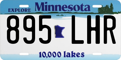 MN license plate 895LHR