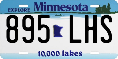 MN license plate 895LHS