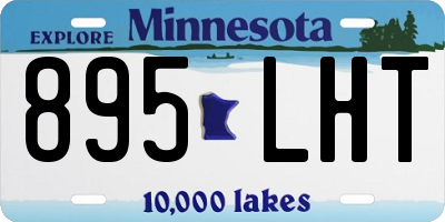 MN license plate 895LHT