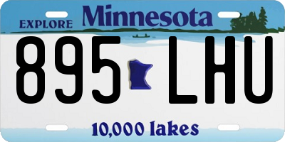 MN license plate 895LHU