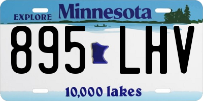 MN license plate 895LHV