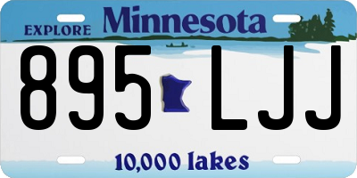 MN license plate 895LJJ
