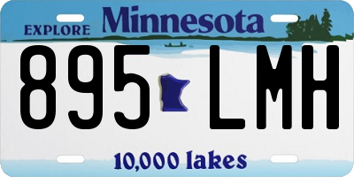 MN license plate 895LMH