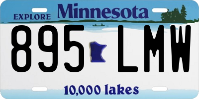 MN license plate 895LMW