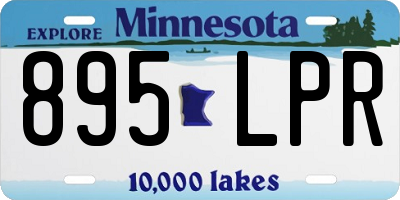 MN license plate 895LPR