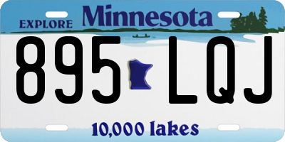 MN license plate 895LQJ