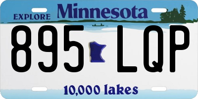 MN license plate 895LQP