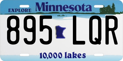 MN license plate 895LQR