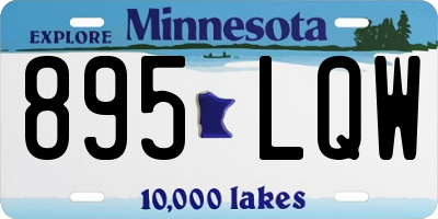 MN license plate 895LQW